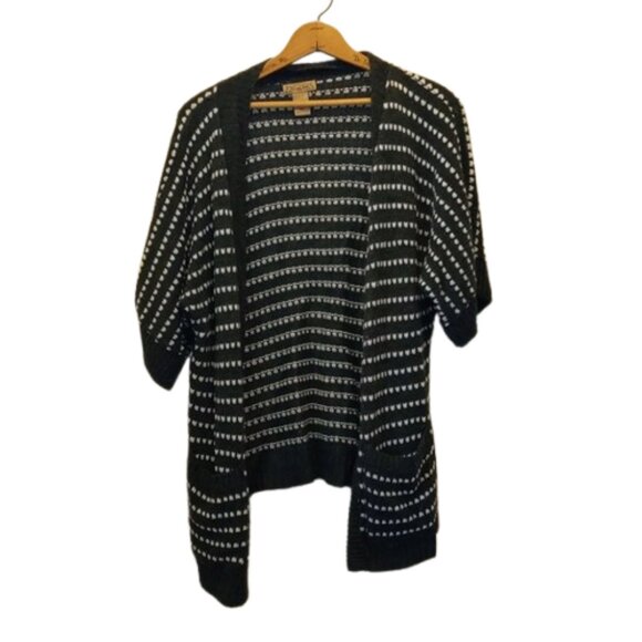 Art and Soul Women's Size PXL Cropped Sleeve Career Wear Open Front Sweater - Picture 10 of 10